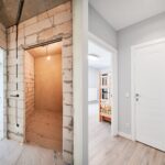 Apartment before and after renovation or refurbishment.